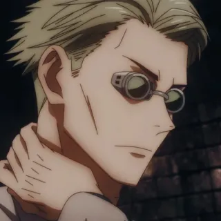 🕵 Kento Nanami Jujutsu Kaisen anime, manga, Kento Nanami, Jujutsu Kaisen, character telegram sticker