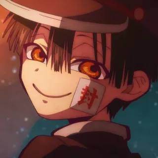 💮 Hanako-kun Toilet-bound Hanako-kun 村 Anime, Mangá, Kawaii, Hanako-kun, Toilet-Bound Hanako-kun, Fofo telegram sticker