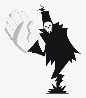 👋 Death Soul Eater Anime, Manga, Kematian, Soul Eater, Karakter, Tengkorak whatsapp sticker