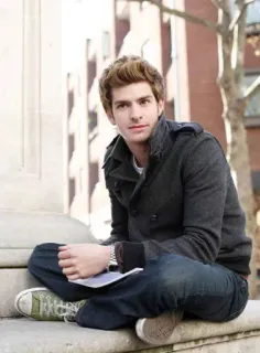 🙂 Andrew Garfield attore, celebrità, ritratto, uomo, maschio whatsapp sticker