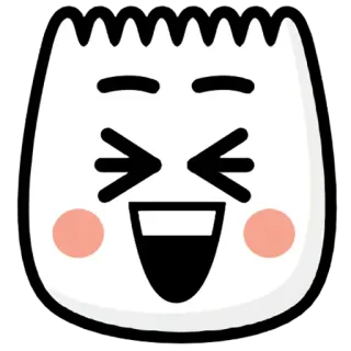 😆 Emoji, Kawaii, Rindo, Feliz, Fofo whatsapp sticker