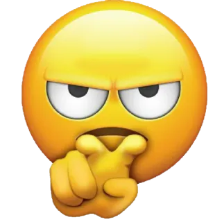 😕 Эмодзи, Оскорбительный жест, Злой, Разочарованный whatsapp sticker
