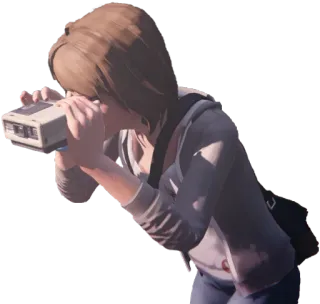 📷 Max Caulfield Life Is Strange Video game, Life Is Strange, Max Caulfield, Fotografi, Kamera, Karakter whatsapp sticker