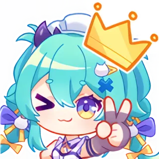 ✌ アニメ, キャラクター, かわいい, ステッカー, 漫画 telegram sticker