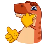 Tyrannosaurus Rex telegram stickers