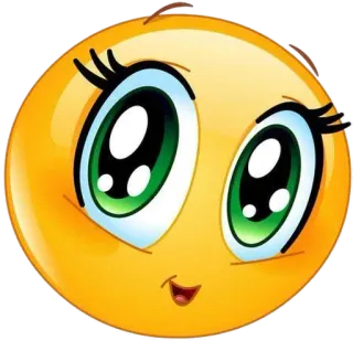 🥺 Emoji, Augen, Süß, Cartoon telegram sticker