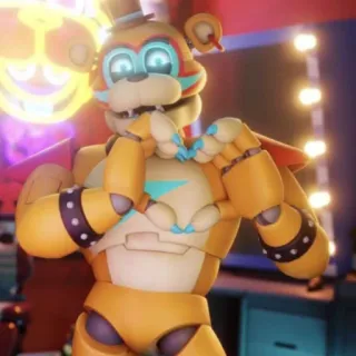❤️ Glamrock Freddy Five Nights at Freddy's Glamrock Freddy, Five Nights at Freddy's, Animatrónico, Robot, Personaje, Videojuego whatsapp sticker
