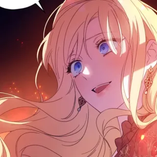 🍡 アニメ, マンガ, 女性, 金髪, 可愛い telegram sticker