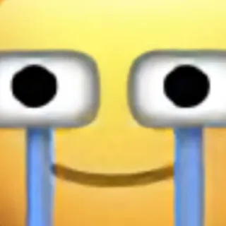 😅 emoji, crying, sad, face, emotional telegram sticker