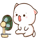 😜 แมว, น่ารัก, แฟนคลับ, คาวาอิ, อนิเมะ, สติกเกอร์ telegram sticker