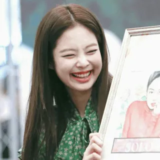 🌿 여자, 미소, 행복, 인물 사진, 사람, 웃음 telegram sticker