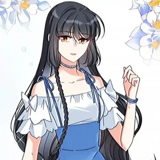 👍 애니메이션, 여자, 귀여운, 일러스트, 만화 telegram sticker