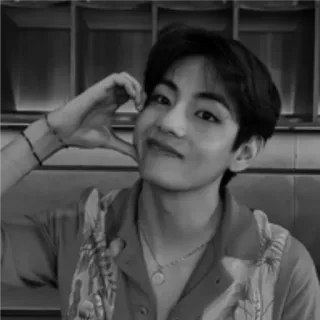 ❤️ V kpop, bts, 偶像, 歌手, 韩国, 音乐, 名人 telegram sticker