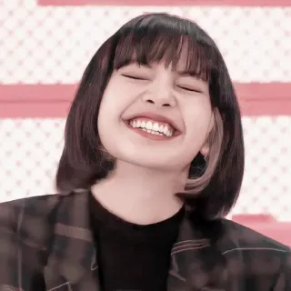 🐙 Lisa woman, girl, smile, laughing, happy, cheerful telegram sticker