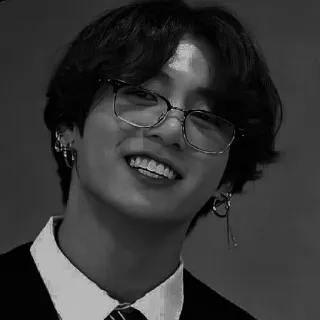 🕷 Jungkook kpop, jungkook, bts, piosenkarz, okulary telegram sticker