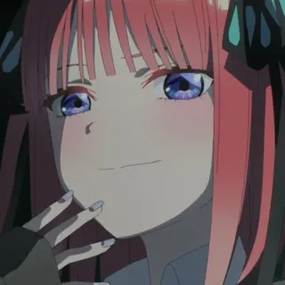 😏 Nino Nakano The Quintessential Quintuplets Anime, Personaje, The Quintessential Quintuplets, Nino Nakano, Animado telegram sticker