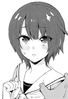 😳 アニメ, 女の子, キャラクター, 漫画, アート, イラスト whatsapp sticker