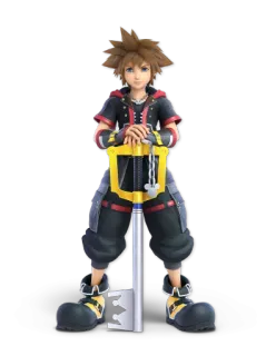 🗝 Sora Kingdom Hearts sora, kingdom hearts, personage, videogame, keyblade telegram sticker