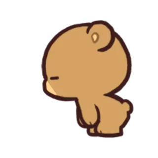 🤢 bear, cute, animal, cartoon telegram sticker
