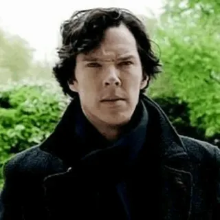 ⏳ Sherlock Holmes Sherlock 셜록, 셜록 홈즈, 베네딕트 컴버배치, 탐정, 미스터리, 영국 드라마 telegram sticker