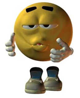 😙 Emoji, Sorrisetto, Pollice in su, Meme di internet, Divertente, Sarcastico whatsapp sticker