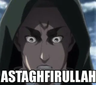 aot meme. whatsapp stickers