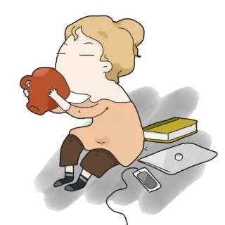 👧 telegram sticker