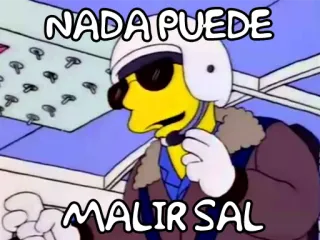 😅 NADA PUEDE
MALIR SAL シンプソンズ, アニメ, ユーモア, スペイン語, ミーム, アニメーション telegram sticker
