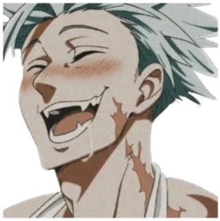 🤤 Ban Seven Deadly Sins อนิเมะ, บาปจิ้งจอก, อมตะ, 7 บาป, แอลกอฮอล์, แวมไพร์ telegram sticker