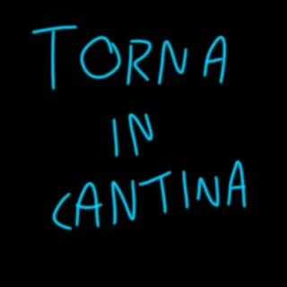 🗿 TORNA IN CANTINA 이탈리아어, 텍스트, 지하실, 반품, 동굴, 지하 저장고 telegram sticker