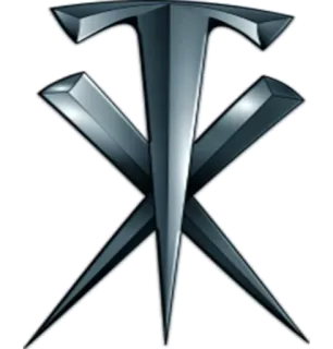 ✝ weapon, dagger, sharp, crossed, blade telegram sticker