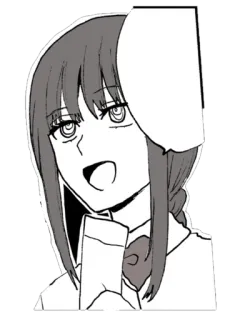 😃 Makima Chainsaw Man anime, manga, character, makima, chainsaw man telegram sticker