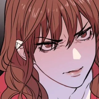 🧶 anime, manga, girl, angry, expression, woman, illustration telegram sticker