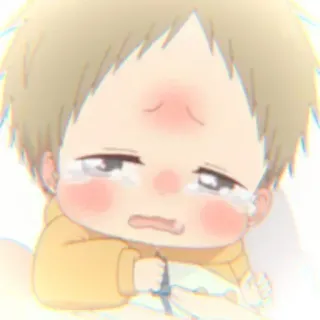 🥺 Baby, weinen, traurig, Anime, Manga, Kleinkind telegram sticker