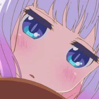 🐇 Kanna Kamui Miss Kobayashi's Dragon Maid Anime, Kanna, Kawaii, Naga, Maid whatsapp sticker