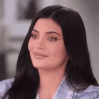 😢 Kylie Jenner reality tv, makeup, celebrity, influencer whatsapp sticker