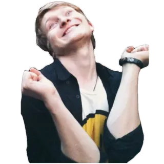 😱 pessoa, sorrindo, feliz, animado, posando, celebrando, positivo telegram sticker