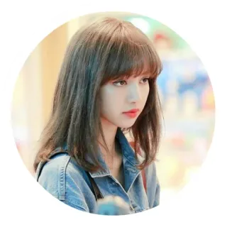 ❤️ Lisa kobieta, dziewczyna, portret, kpop, lisa, blackpink, idol, azjatycka telegram sticker