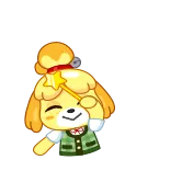 🧙‍♂️ Isabelle Animal Crossing animal crossing, isabelle, karakter game, anjing, video game whatsapp sticker