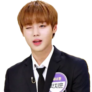😉 Park Jihoon Wanna One 원 박지훈 kpop, айдол, певец, wanna one, пак джихун, корейский whatsapp sticker