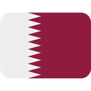🇶🇦 Catar, bandera, nación, país, Oriente Medio telegram sticker