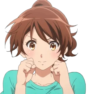 👊 Anime, Mädchen, Cartoon, Figur telegram sticker