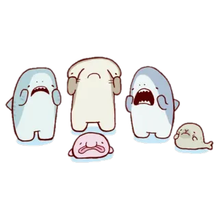 サメーズ + others telegram stickers