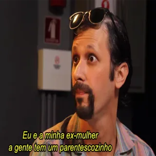 💑 Eu e a minha ex-mulher
a gente tem um parentescozinho telegram sticker