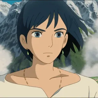 ⚜ Howl Howl's Moving Castle Anime, Película, El castillo ambulante, Personaje, Studio Ghibli telegram sticker