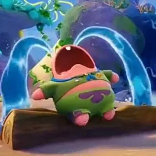 🐙 Patrick Star The Patrick Star Show cartoon, nickelodeon, crying, funny, character, animated, comedy, Patrick Star Show telegram sticker