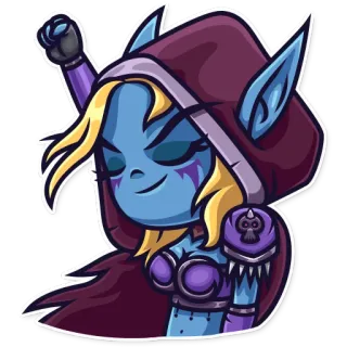 🥳 elf, hood, fantasy, character, sticker telegram sticker
