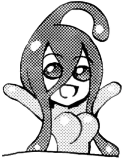 👐 dibujo animado, personaje, mancha, lindo, ilustración telegram sticker