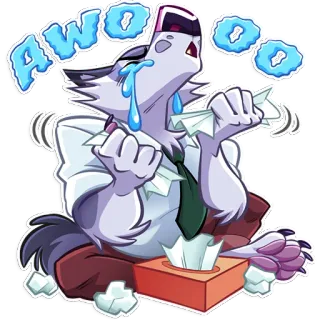 Werewolf telegram stickers
