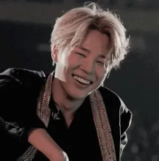 🕊 Jimin Jimin, BTS, K-Pop, zanger, glimlach, vrolijk telegram sticker
